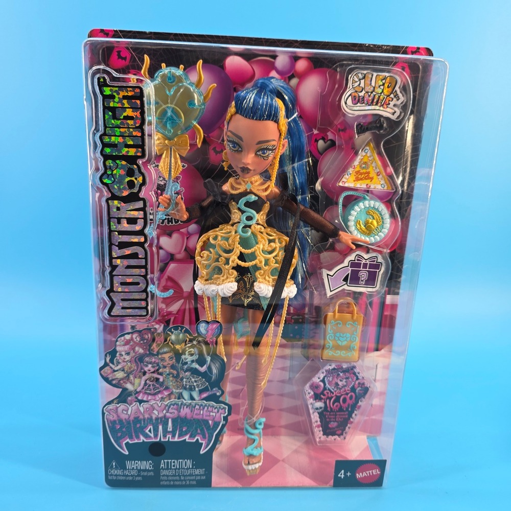 Monster High Cleo De Nile Scary Sweet Birthday Sweet 1600 G3 Doll New Mattel